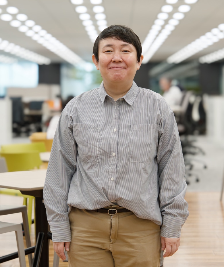 B女性オフィスにて