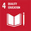 SDGs icon 4: QUALITY EDUCATION
