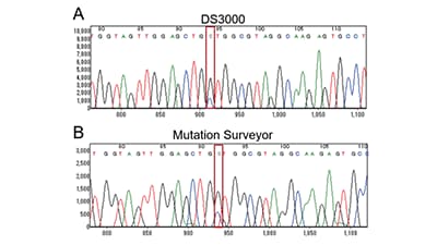 DS3000 Compact CE SequencerとMutation Surveyorを用いた低頻度変異の検出