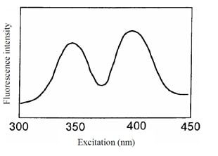 图1 激发光谱
