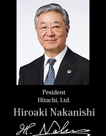 President Hitachi, Ltd. Hiroaki Nakanishi