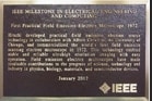 IEEEマイルストーン認定銘板