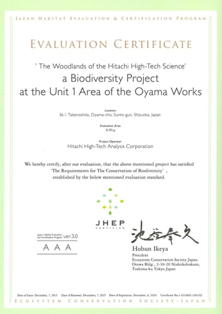 JHEP Certificate