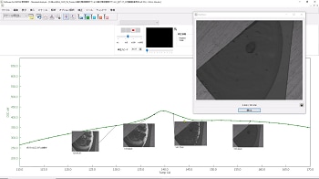 Polyvinylidene fluoride on silicon wafer (35 seconds)