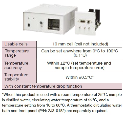 image：Programmable thermostatic cell holder(P/N 131-0301, 131-0302)