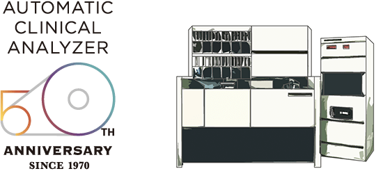 CLINICAL AUTOMATIC ANALYZER 50TH ANNIVERSARY SINCE 1970