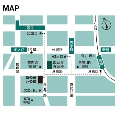 Map of Hitachi High-Tech
