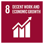 SDGs icon 8: DECENT WORK AND ECONOMIC GROWTH