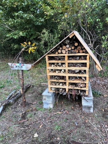 photo：Insect Hotel completed.