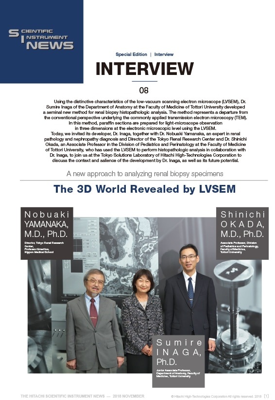 The 3D World Revealed by LVSEM
A new approach to analyzing renal biopsy specimens
