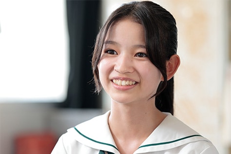 Natsumi Yasuhara, Second-year student, Okayama Prefectural Kurashiki Technical High School