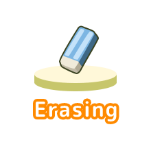 Erasing