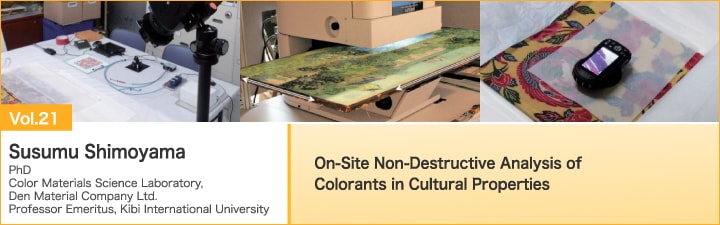 On-Site Non-Destructive Analysis of Colorants in Cultural Properties