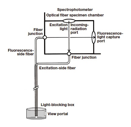 Fig. 24 Optical fiber configuration.