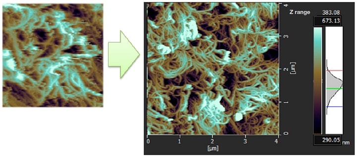 Fibrous carbon nanotube structure (Gecko tape). (Sample provided by Nitto Denko.)