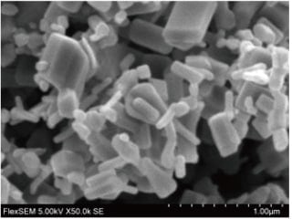 Fig 8.　SEM image of zinc oxide