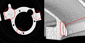 Void analysis of a cast product