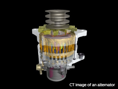 CT image of an alternator