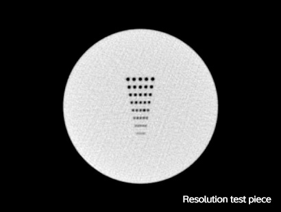 Resolution test piece