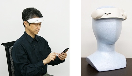 携帯型脳活動計測装置（試作機）