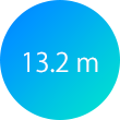 13.2 m