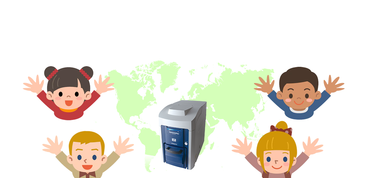 さらに活動は日本にとどまらず、海外にも。米州や欧州、ASEAN地域他でも学校やイベントにMiniscope®体験の場を広げています。