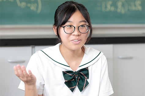 志水絢香さん　岡山県立倉敷工業高等学校3年生