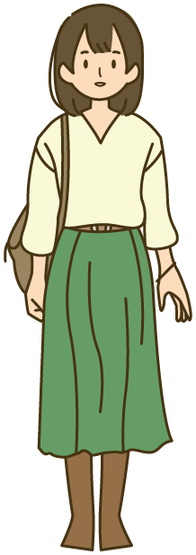 女子中学生（じょしちゅうがくせい）のイラスト