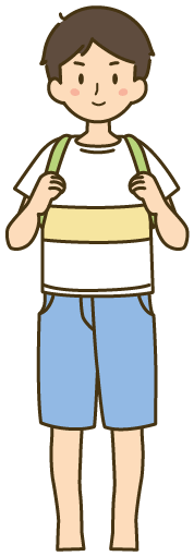 男（おとこ）の子（こ）のイラスト