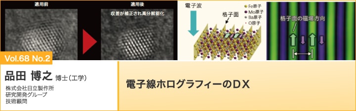 電子線ホログラフィーのＤＸ