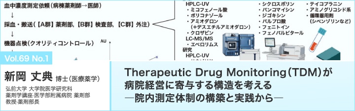 Therapeutic Drug Monitoring（TDM）が病院経営に寄与する構造を考える―院内測定体制の構築と実践から―