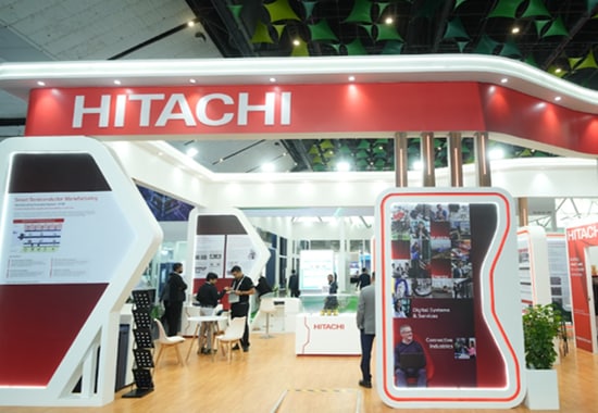 The Hitachi High-Tech booth at SEMICON India 2026