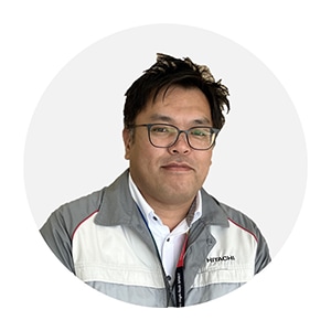 笑顔のNさんの写真