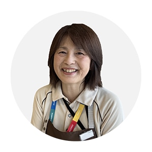 笑顔のNさんの写真