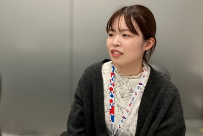 笑顔のSさんの写真