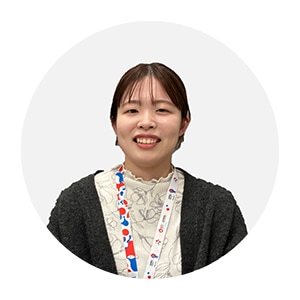 笑顔のSさんの写真