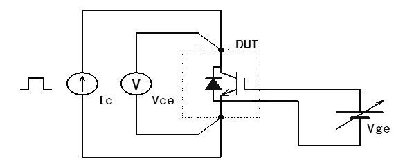 IGBT Vce(sat)試験回路
