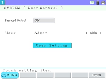 6. User Authentication Settings